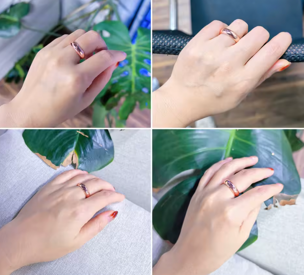 Vinterly Pure Copper Rings
