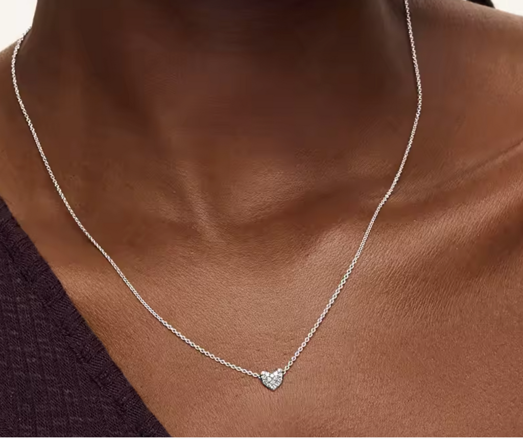 925 Sterling Silver Heart necklace