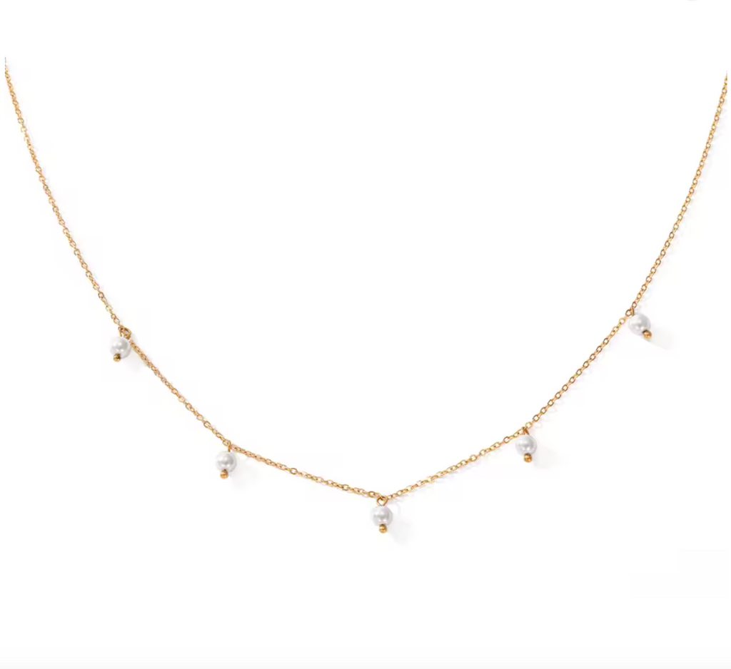 Chic Dainty Freshwater Multi-Pearl Necklace