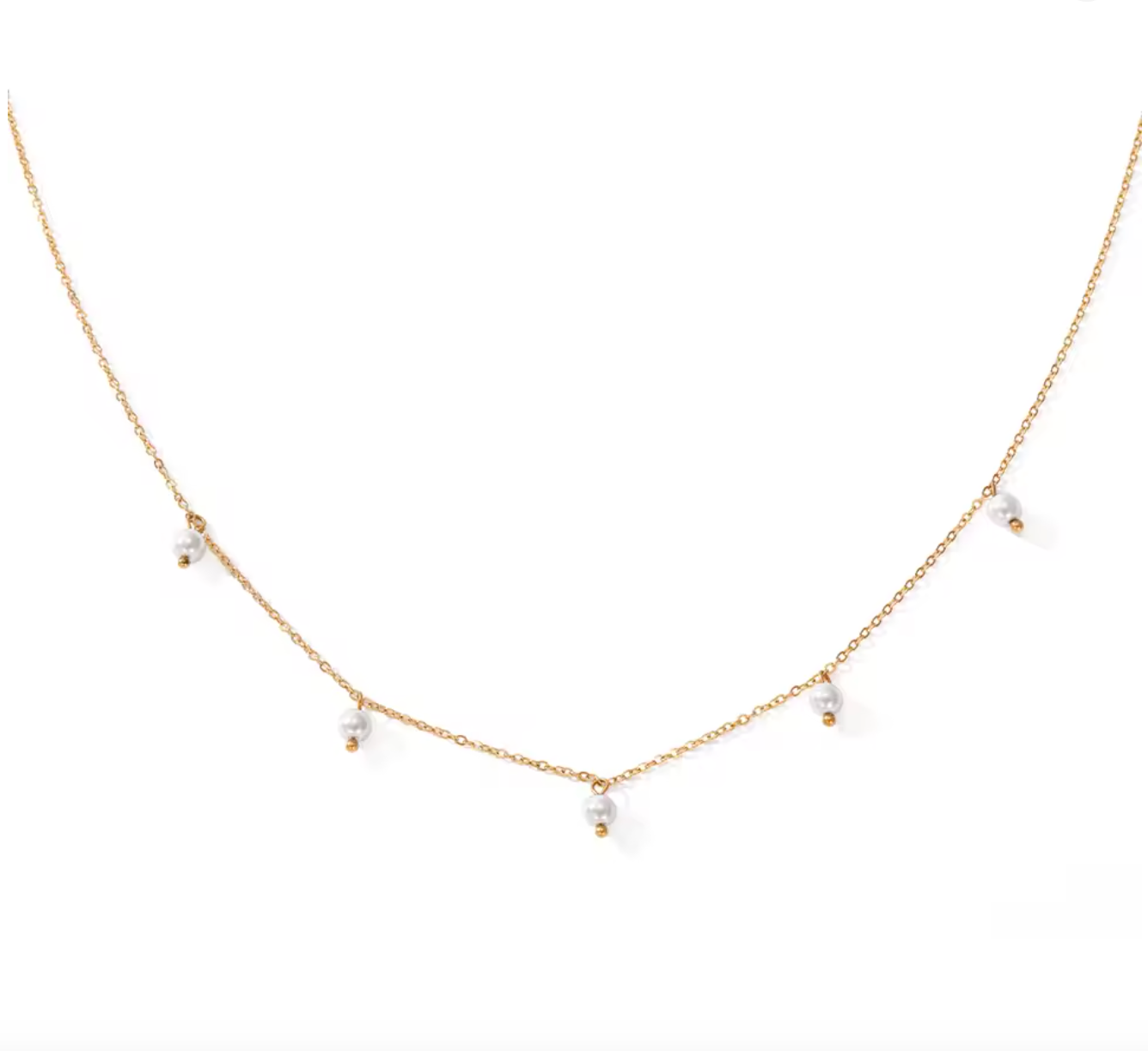 Chic Dainty Freshwater Multi-Pearl Necklace