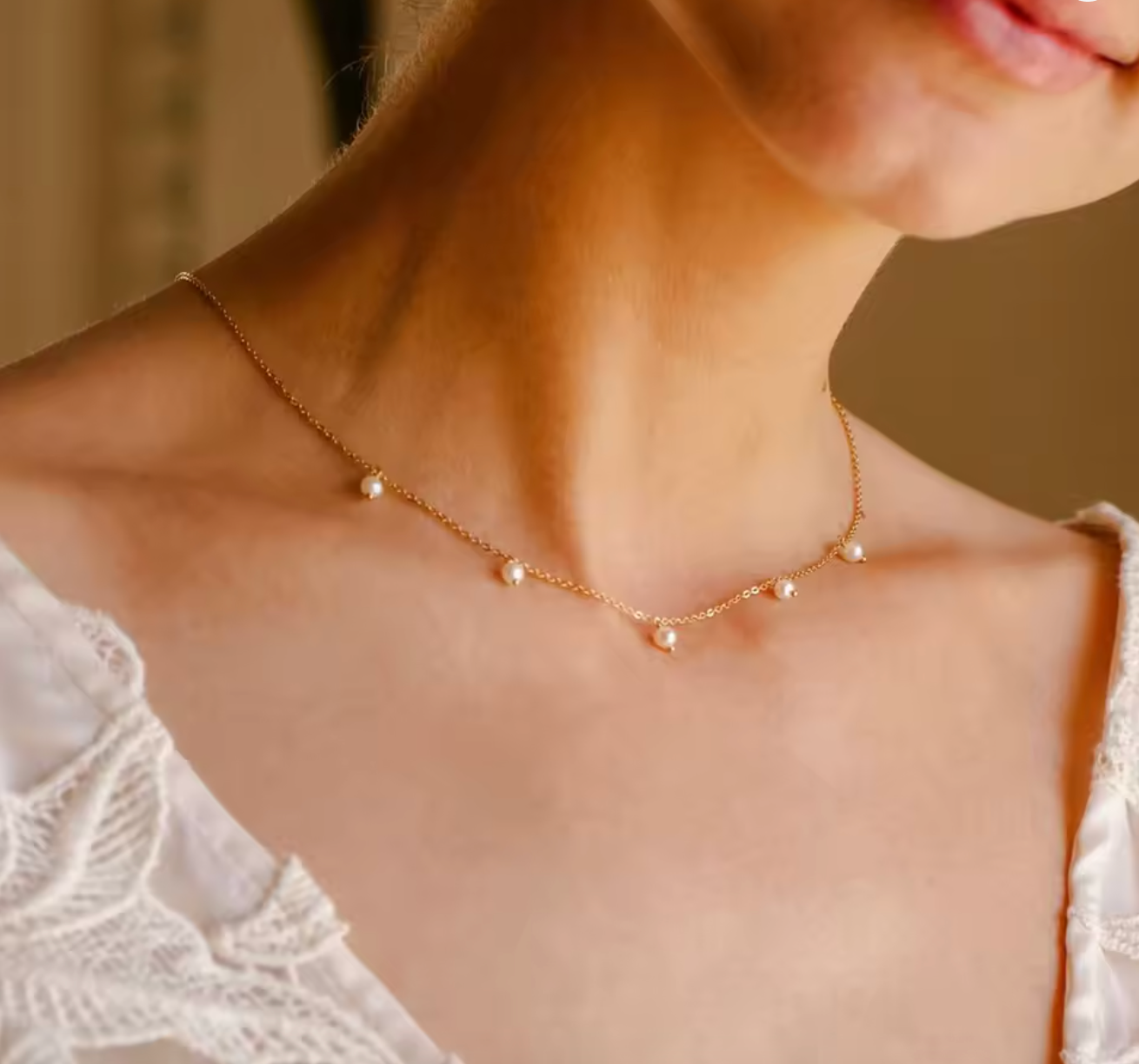 Chic Dainty Freshwater Multi-Pearl Necklace
