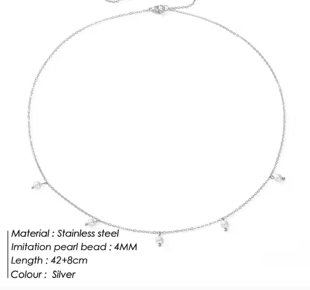 Chic Dainty Freshwater Multi-Pearl Necklace