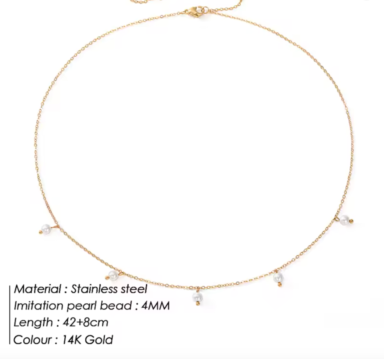 Chic Dainty Freshwater Multi-Pearl Necklace